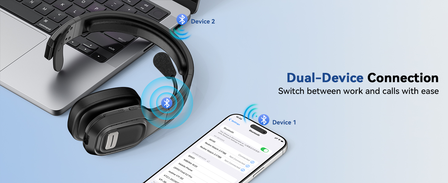 over ear bluetooth headphones
