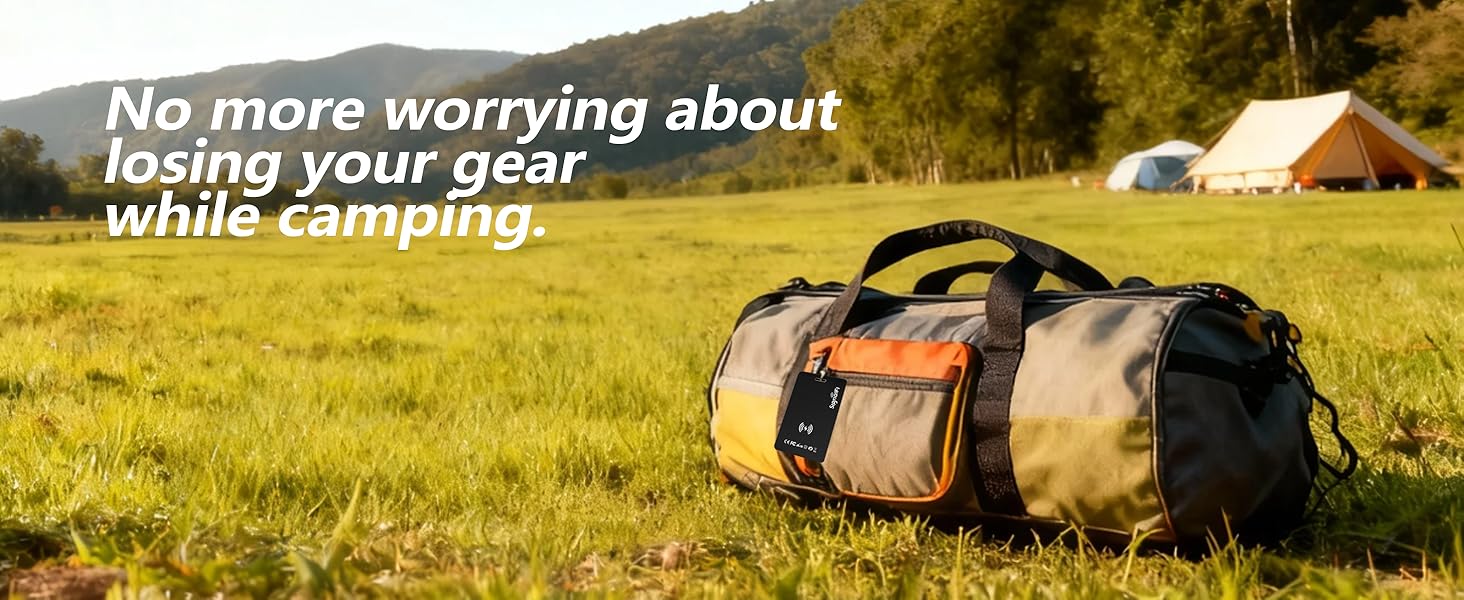 No more worrying about losing your gear while camping.