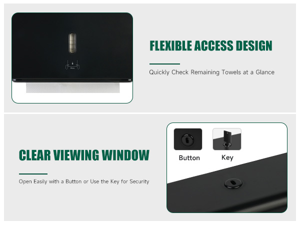 wall mounted paper towel dispenser