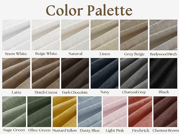 pleated linen curtains