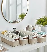 small basket storage bin baskets gift organizer for closet clothes long narrow shallow
