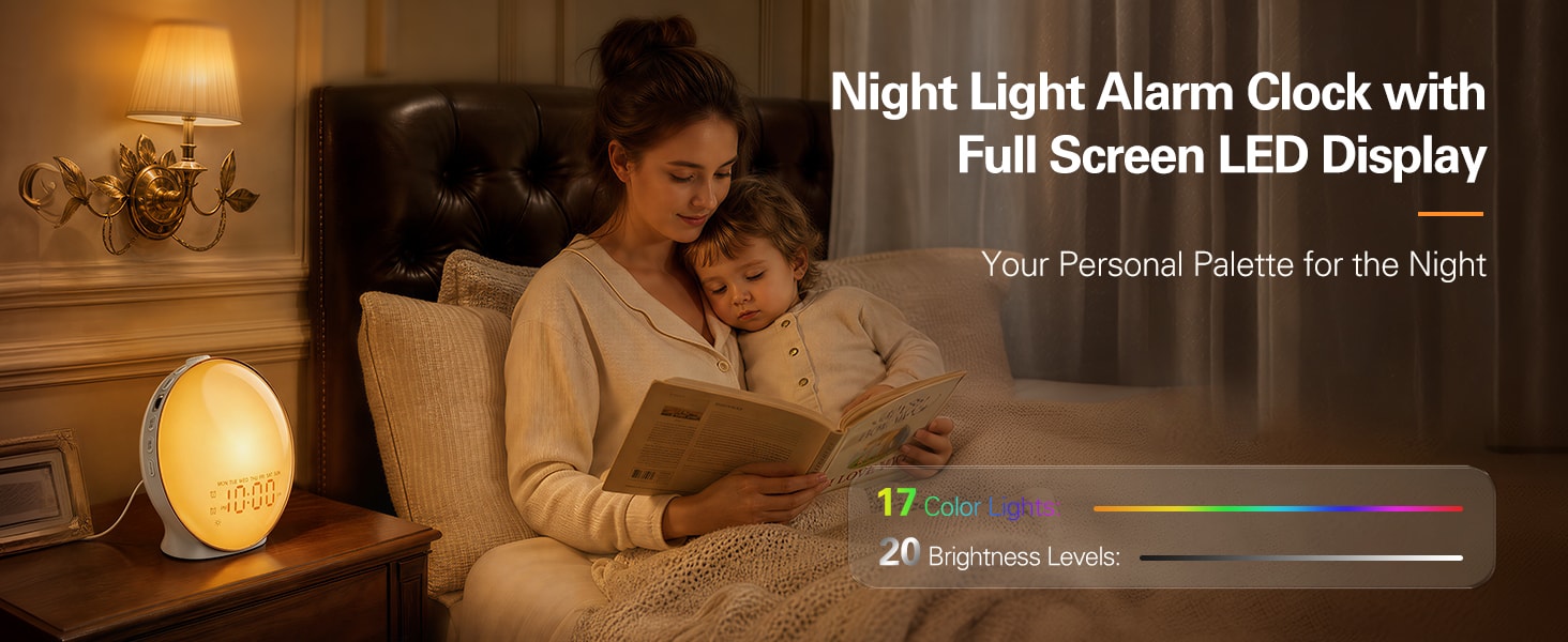 Night Light Alarm Clock