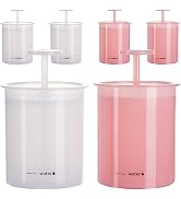 6pcs Foam Maker for Face Wash, Facial Foam Cup Whip Bubble Maker Marshmallow Whip Maker Skin Care...