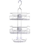 Kenney KN614124 Easy Slide 4-Way Adjustable Shower Caddy, 25.5