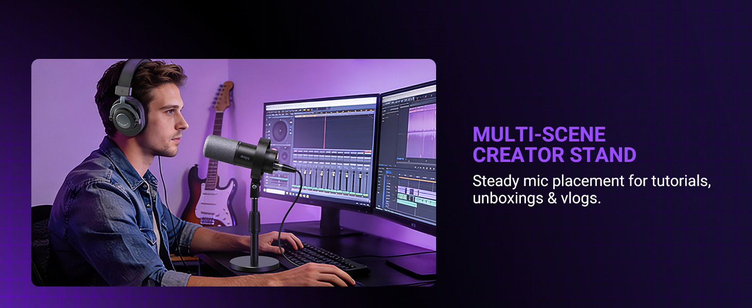 microphone stand for multi-scene