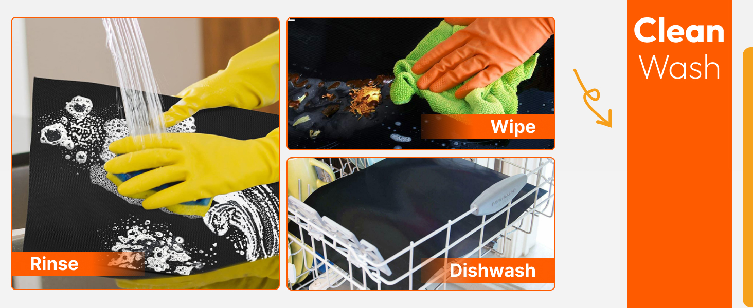 Heavy Duty Oven Liners for Bottom of Oven