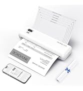 Rongta Portable Printer Wireless for Travel, F82 Inkless Bluetooth Thermal Printers, Compatible w...