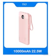 VRURC Portable Phone Charger, 20W PD Fast Charging Portable Charger for iPhone, 10000mAh Battery ...
