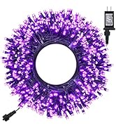 Toodour Purple Halloween Lights, 131ft 350 LED Plug in String Lights | 8 Modes and Timer, Connect...