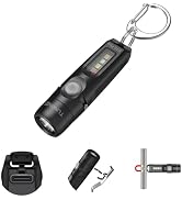 TUNENGE S15Pro Keychain Flashlight,750 High Lumen EDC Pocket Flashlight with Clip,USB C Rechargea...