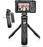 for Sony Tripod with Rechargeable Remote Control - Aodelan Wireless Shooting Grip Mini Tripod wit...