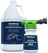 Eco Strong Outdoor Odor Eliminator | Outside Dog Urine Enzyme Cleaner – Powerful Pet, Cat, Animal...