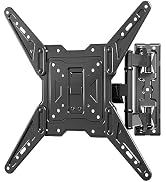 XINLEI Full Motion TV Wall Mount for Most 26-55 Inch Flat Curved TVs, Wall Mount TV Bracket with ...