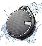 INSMY C12 IPX7 Waterproof Shower Bluetooth Speaker, Portable Wireless Outdoor Speaker with HD Sou...