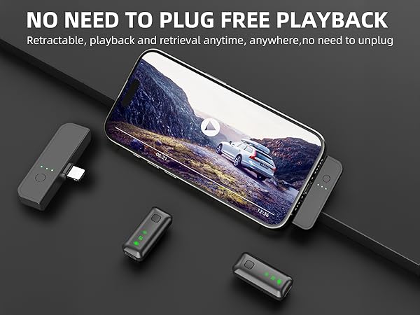 NO NEED TO PLUG FREE PLAYBACK