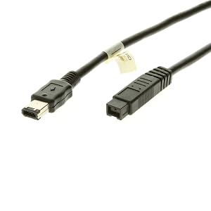 CBA-962 9-pin to 6-pin FireWire 800 - FireWire 400 Cables 6ft.