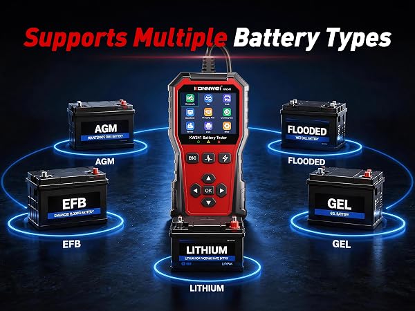 KW341 Battery Tester