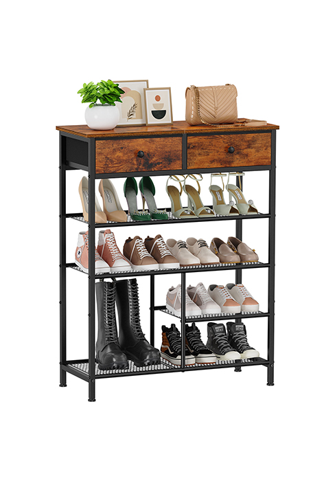 5 tier shoe rack