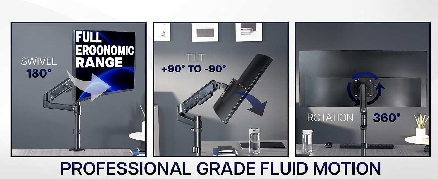 Single Pneumatic Arm Mount