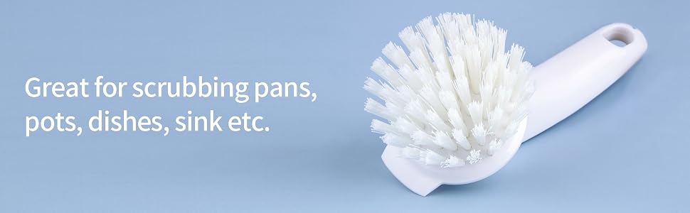 MR.SIGA Pot and Pan Cleaning Brush - Pack of 2