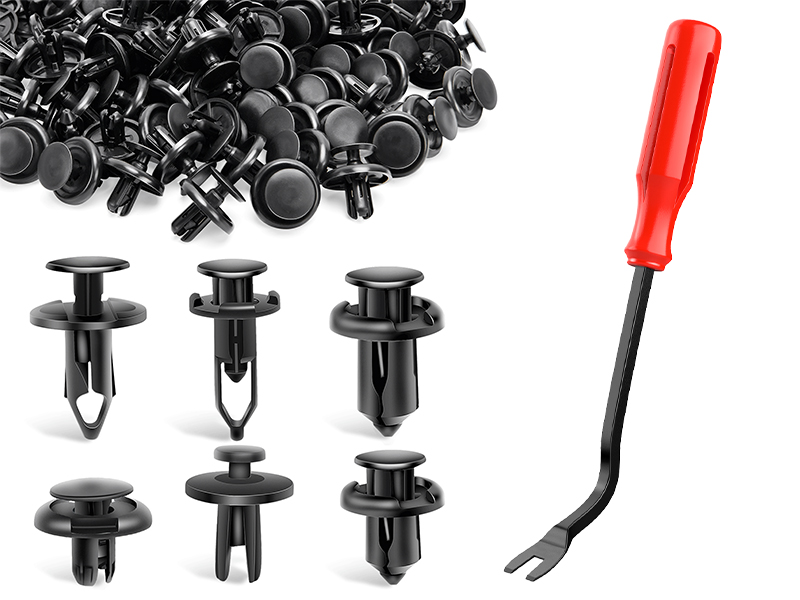 Universal fastener clips and remover