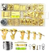 Picture Hanging Kit 302 PCS, Picture Hangers, Heavy Duty Wall Hook, Picture Hanging Assortment, P...