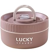 Ausenzup Stainless Steel Lunch Box, 3-Tier Insulated Bento Box Microwave Safe Soup Bowl for Adult...
