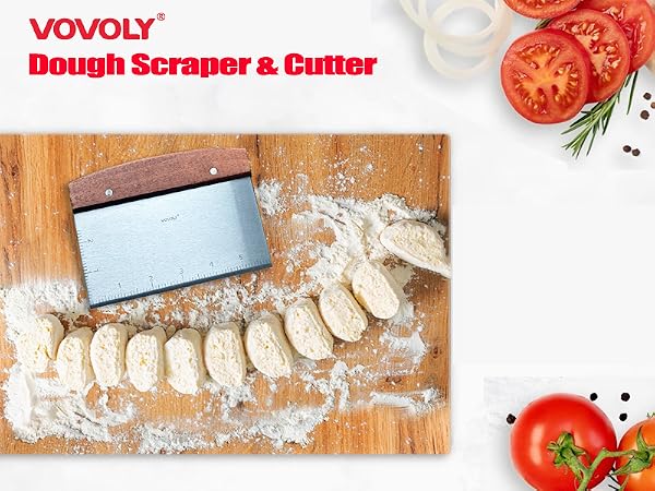 dough scraper and cutter