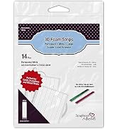 Scrapbook Adhesives 3D Foam Strips Large White 14pcs