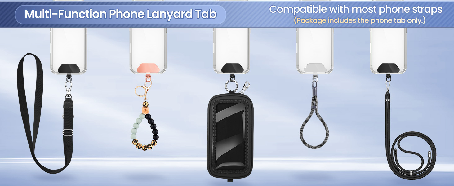 phone lanyard tab