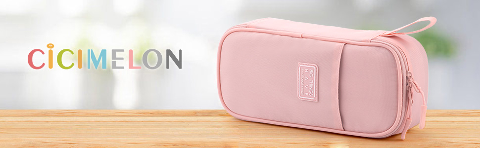 pink pencil case