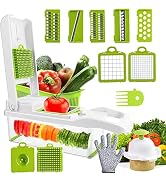 COMUSTER Mandoline Slicer, Vegetable Chopper, Pro Food Chopper Vegetable Cutter and Dicers, Onion...