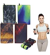 Acteon Quick Dry Microfiber Towel, Silver ION (4-Pack) Odor-Free Gym Workout Towels, Multipurpose...