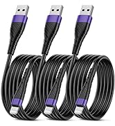 OIITH Apple MFi Certified iPhone Charger Cable 6Ft, 3Pack Long Lightning Charging Cord, Fast 2.4A...
