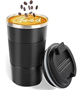 Coffee Travel Mug Spill Proof Leak Proof 17oz,Insulated Coffee Mug with Lid,Best Coffee to Go Cup...