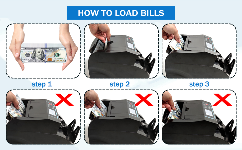 money counter,how to load the bills ,office supplies,bill counting ,cheap cash counting machine