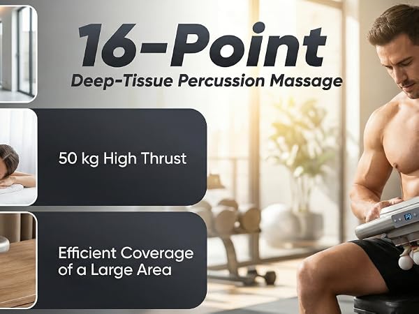 massage gun;16 head massage gun deep tissue