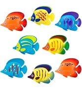 Korlon Tec Pool Toys for Kids, Bath Toys Dive and Grab Fishing Game Set, Swimming Pool Diving Toy...