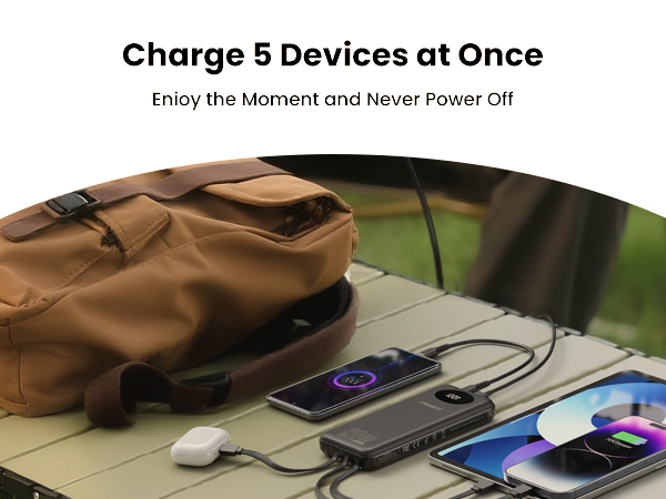 charge 5 devices at once