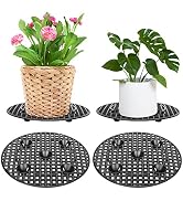 moonoom 4 Pieces Potted Plant Stand Holder, Large Planter Holder,Heavy Duty Indoor Outdoor Garden...