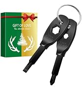 Pocket Screwdriver Keychain Tool, Christmas Gifts, 4-in-1 Mini Screwdriver Gifts for Men, Stockin...