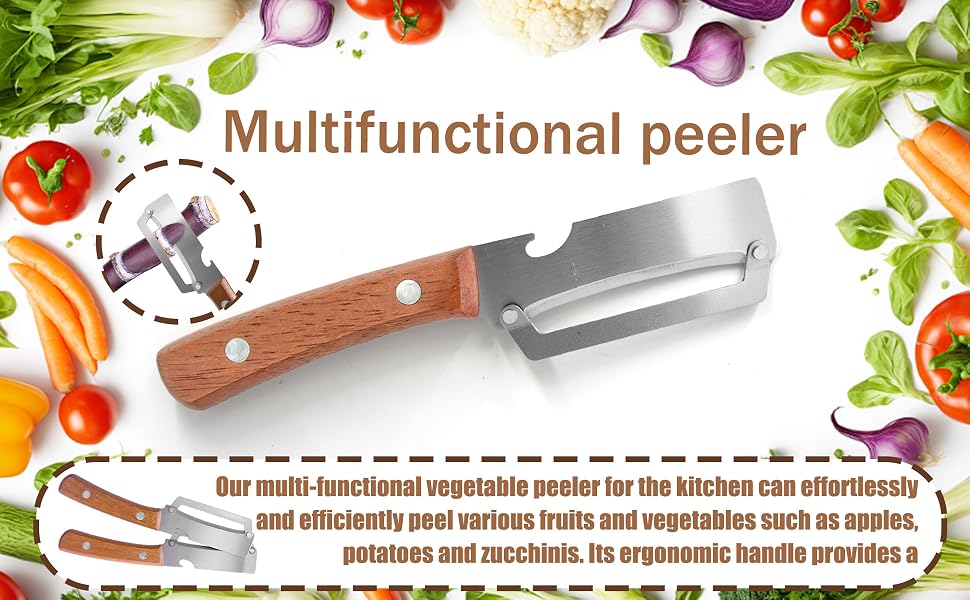 Multi-Functional Vegetable Peeler
