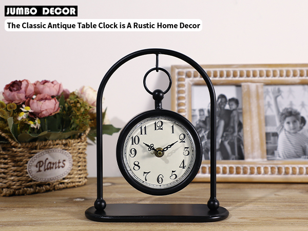 farmhouse table clock