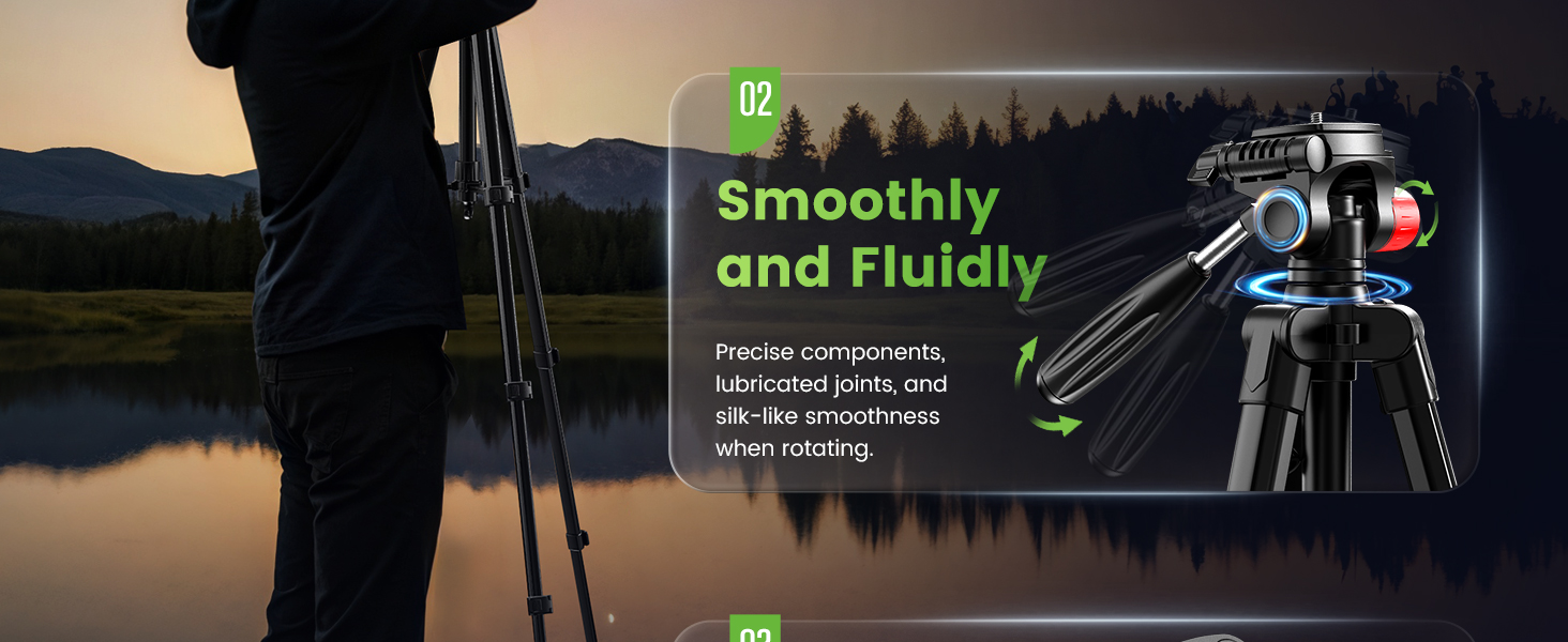 tripod character, 74 inch, aluminium alloy