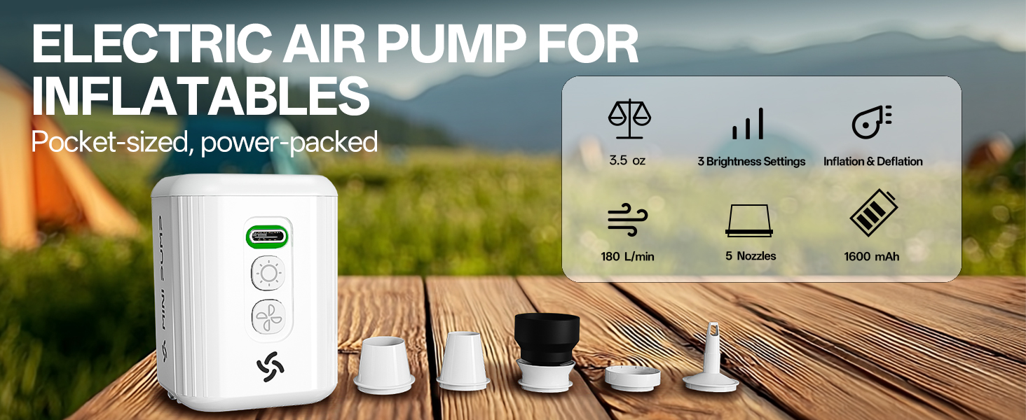 electric pump for vacuum bags mini air pump mini portable air pump rechargeable mattress pump