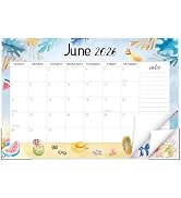 Guasslee Desk Calendar 2026-2027, School Year Calendar 2026, 19-Month Desk/Wall Calendar, 2026 Ju...