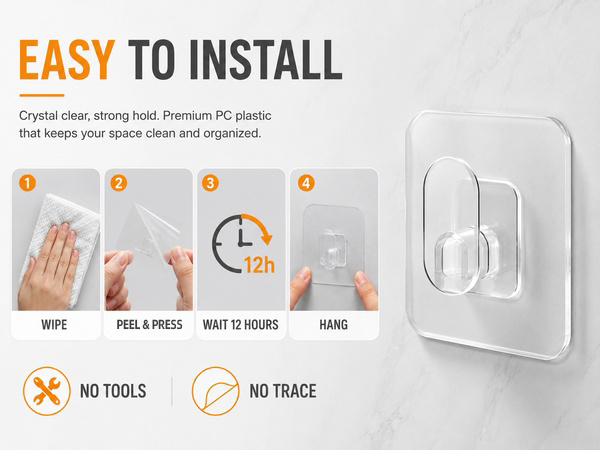 Adhesive Hooks