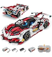 OWNONE 1 Super Car Building Kits - with Easy Drifting Wheels, Remote Control Function, Electric G...