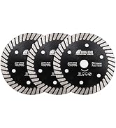 SHDIATOOL Tile Diamond Saw Blade, 3pcs 3In/75mm x Arbor 3/8In/10mm for Ceramic,Hard Porcelain,Gla...