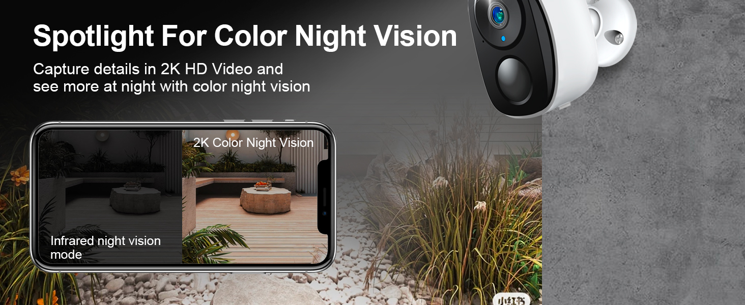 wireless outdoor WIFI security camera